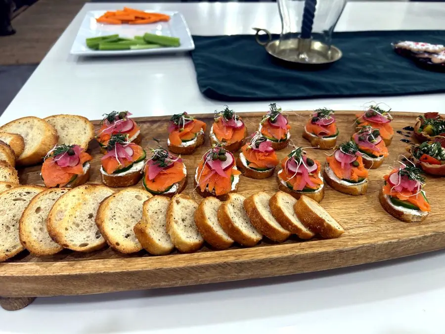 A private dinner plated and served at home